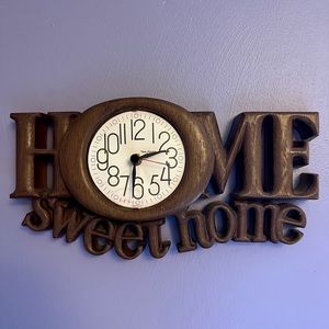 Burwood New Haven "Home Sweet Home" clock